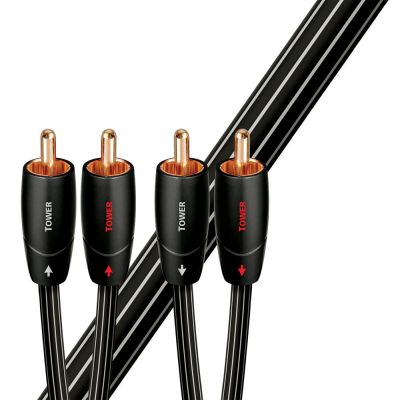 Кабель межблочный аудио AudioQuest Tower 2RCA-2RCA, 20.0 м