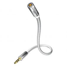 Кабель межблочный In-Akustik Premium Extension Audio Cable 10.0m 3.5mm jack<>3.5mm jack(F)+6.3 jack adapter #00410210