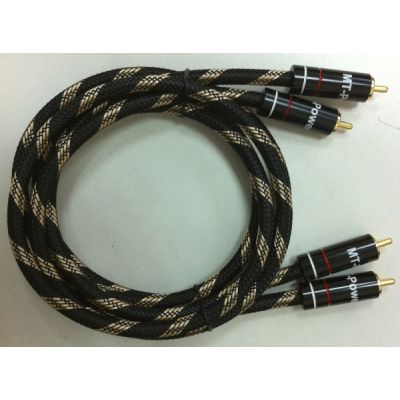 Кабель межблочный аудио MT-Power Audio Cable Platinum 1.0m (2RCA - 2RCA)