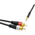 Кабель межблочный Oehlbach Select Audio Jack RCA Link 1,0m (33190)