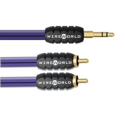 Кабель межблочный аудио Wire World Pulse 3.5mm to 2 RCA 3.0m