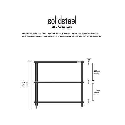 Стойка Solidsteel S2-3 Black