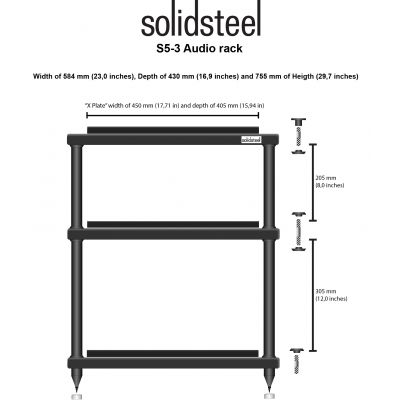 Стойка Solidsteel S5-3 30th Ann Silver/White