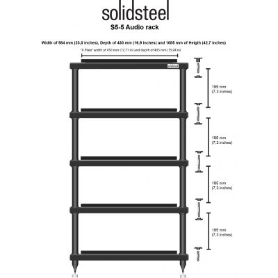 Стойка Solidsteel S5-5 30th Ann Silver/Black