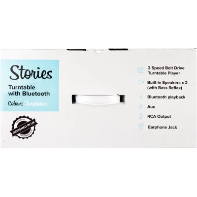 Проигрыватель винила Alive Audio STORIES Turquoise