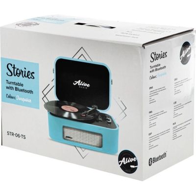 Проигрыватель винила Alive Audio STORIES Turquoise