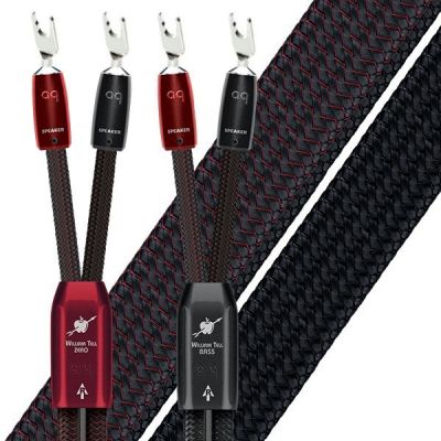 Акустический кабель AudioQuest William Tell Treble + William Tell Bass BiWire Spade 2.0m