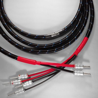 Акустический кабель DH Labs Q-10 Signature speaker cable bi-wire(2x4), banana 2,5m