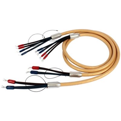 Акустический кабель Van Den Hul Mounted set 3T The Cumulus Hybrid 2.5m BERRI bi-wiring (2-4) gold