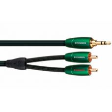 Кабель межблочный AudioQuest Evergreen 1.0m (3.5mm-RCA)