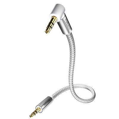 Кабель межблочный In-Akustik Premium MP3 Audio Cable 90° 3.5 Phone plug 0.5m #004104005