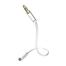 Кабель межблочный In-Akustik Star MP3 Audio Cable (3.5mm, M-F) 3.0m #00310503