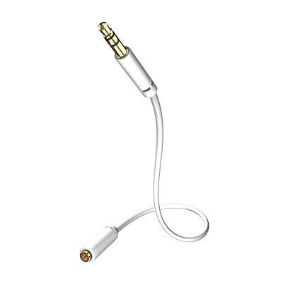 Кабель межблочный In-Akustik Star MP3 Audio Cable (M-F) 1.5m 3.5mm plug (m)<>3.5 plug (F) #003105015