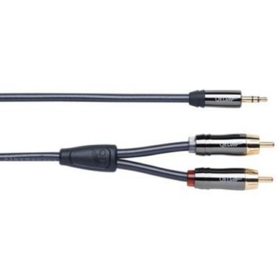 Кабель межблочный QED 6500 Performance Audio J2P Graphite 1.5m (3.5mm - 2RCA)