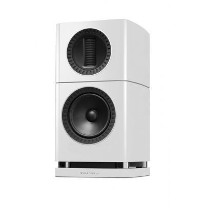 Полочная акустика Wharfedale Elysian 1 + Stand piano white