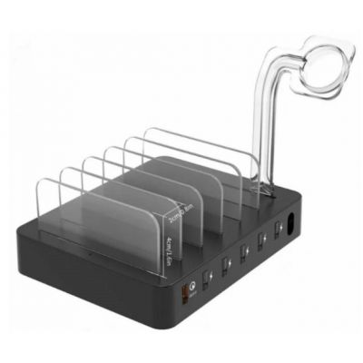 СЗУ 6 Ports USB Charging Station черный