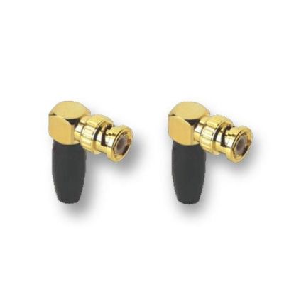 Разъемы AudioQuest Right-Angle BNC Plugs Gold (2)