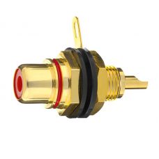 Разъем In-Akustik Premium RCA-Panel Jack red 1 pc #0090801002