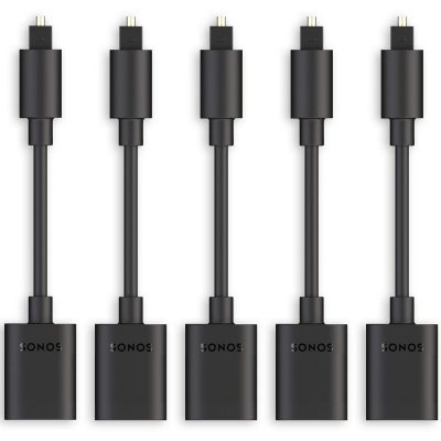 Набор переходников Sonos OPADBWW1BLK OPTICAL ADAPTER 5-PACK