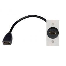 Панель клемная In-Akustik Premium HDMI Cable Terminal 56x28 HDMI<>HDMI #00980025256