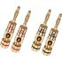 Разъем Oehlbach PERFORMANCE Banana B2 max. 10 mm2, gold 4 pc, D1C3002