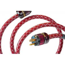 Силовой кабель DH Labs Red Wave Power Cable 15 amp (IEC-Schuko) 1,5 m