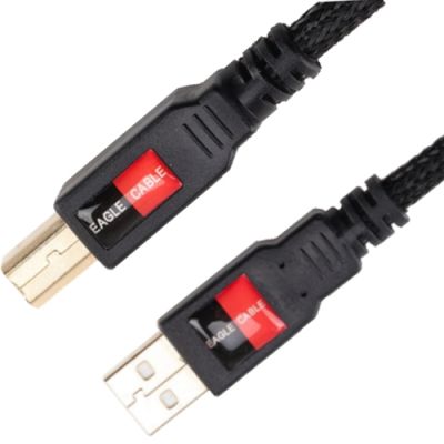Кабель Eagle Cable DELUXE USB 2.0 A - B 0.8m #10060008