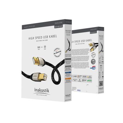 USB кабель In-Akustik Exzellenz High Speed USB 2.0, 0.5m #006700005