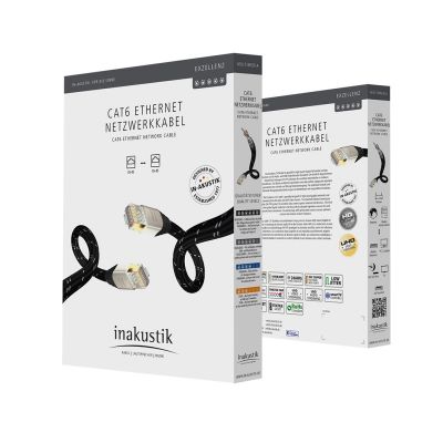 Патч-корд In-Akustik Exzellenz CAT6 Ethernet Cable, 10.0 m, SF-UTP, AWG 24, 00671110