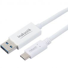 USB кабель In-Akustik White USB Type-C 3.1 SuperSpeed 0.75m #010423075