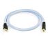 USB кабель Supra USB 2.0 A-B 4.0m (Ice Blue)