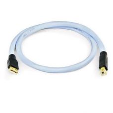 USB кабель Supra USB 2.0 A-B 12.0m (Ice Blue)