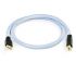 USB кабель Supra USB 2.0 A-B 2.0m (Ice Blue)