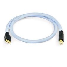 USB кабель Supra USB 2.0 A-B 15.0m (Ice Blue)