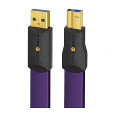 USB-кабель Wire World Ultraviolet 8 USB 3.0 A-B Flat Cable (U3AB2.0M-8) 2.0м
