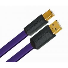 USB-кабель Wire World Ultraviolet 8 USB 2.0 A-B Flat Cable (U2AB0.6M-8) 0.6м