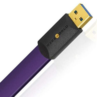 USB-кабель Wire World Ultraviolet 8 USB 3.0 (A to Micro B) Flat Cable (U3AM1.0M-8) 1.0м