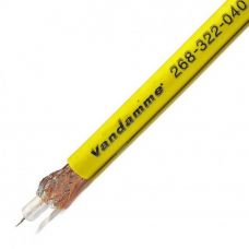 Видео кабель Van Damme стандартный коаксиальный 75 Ом Plasma Grade жёлтый (268-322-040)