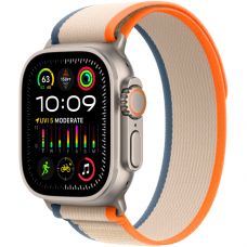 Apple Watch Ultra 2 GPS + Cellular, 49 мм, ремешок Trail оранжевого/бежевого цвета, размер M/L