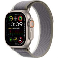 Apple Watch Ultra 2 GPS + Cellular, 49 мм, ремешок Trail зеленого/серого цвета, размер M/L