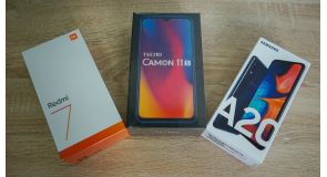 TECNO Camon 11s VS. Samsung A20 VS. Xiaomi Redmi 7